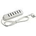 Multipresa Slim6 - 6 prese 2P+T 10A con cavo 1.5mt - spina 10A - colore bianco  - Foto miniatura 1