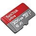 MicroSDXC Ultra da 200 GB UHS I C10-100MB / s lettura + Adattatore - Foto miniatura 3