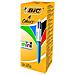 12 Penne A Sfera Bic 4 Colori Mini Inchiostro Multicolore Punta 1 Mm - Foto miniatura 1