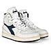 Sneakers Diadora Heritage Uomo Bianco Mi basket used c1494 bianco-blu Taglia 9 - Foto miniatura 3