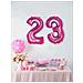 Unique - Palloncino Alluminio Fucsia Numero 88 Cm - Foto miniatura 2