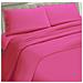 Set Completo Lenzuola 100% Microfibra - Una Piazza E Mezza, Lenzuolo Sopra 180 X 290 Cm, Lenzuolo Sotto 110/120 X 190/200 X 25 Cm, 1 Federa 52 X 82 Cm - Fuxia - Foto miniatura 1