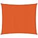 Vela Parasole 160 g / m² Arancione 3,6x3,6 m in HDPE - Foto miniatura 1