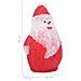 Babbo Natale Led In Acrilico Per Interno Ed Esterno 28 Cm - Foto miniatura 5
