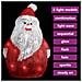 Babbo Natale Led In Acrilico Per Interno Ed Esterno 28 Cm - Foto miniatura 6