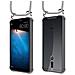 Catena Di Telefoni Cellulari Compatibile Con Huawei Mate 10 Lite In Grigio Argento - Coperchio Protettivo In Silicone Con Anelli D'argento, Cinturino In Corda E Custodia Staccabile - Foto miniatura 8