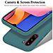 Custodia Compatibile Con Samsung Galaxy A21 In Liquid Verde - Coperchio Protettivo In Silicone Tpu Flessibile - Foto miniatura 5