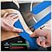 Nastro Kinesiologico 5m X 5cm, Kinesio Tape Con E-book Con Esempi Applicazione, Cerotto Muscolare, Taping Forte Resistente Elastico (2 X Blu) - Foto miniatura 2