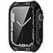 Apple Watch 7 Cassa Da 41 Mm Pc/vetro Temperato Nero Black - Foto miniatura 7