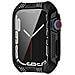 Apple Watch 7 Cassa Da 41 Mm Pc/vetro Temperato Nero Black - Foto miniatura 2