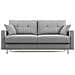 Megan Divano Letto Matrimoniale In Microfibra Smacchiabile T11 Grigio - Foto miniatura 8