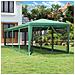 Tenda Per Feste Con 10 Pareti Laterali In Rete Verde 3x12m Hdpe - Foto miniatura 1