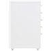 Schedario Mobile Bianco 28x41x69 cm in Metallo - Foto miniatura 3