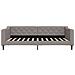 Divano Letto Con Materasso Tortora 100x200 Cm In Tessuto - Foto miniatura 2