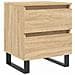 Comodino Rovere Sonoma 40x35x50 Cm In Legno Multistrato - Foto miniatura 2