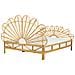 Letto Matrimoniale Rattan Legno Chiaro 160 X 200 Cm Florentine - Foto miniatura 2