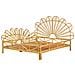 Letto Matrimoniale Rattan Legno Chiaro 160 X 200 Cm Florentine - Foto miniatura 4