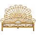 Letto Matrimoniale Rattan Legno Chiaro 160 X 200 Cm Florentine - Foto miniatura 5