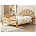 Letto Matrimoniale Rattan Legno Chiaro 160 X 200 Cm Florentine - Foto miniatura 1