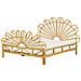 Letto Matrimoniale Rattan Legno Chiaro 160 X 200 Cm Florentine - Foto miniatura 7