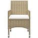 Set Mobili Da Pranzo Per Giardino 11 Pz Beige - Foto miniatura 7