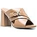 X Slide Sandal 85 W /hw Sandali Pelle Scarpe Donna Beige Eu 36, Hw0hw01520 Rbc - Foto miniatura 1