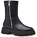 Black Casual Closed Booties Stivaletti Sintetico E Tessile Scarpe Donna Nero Eu 39, 1-25811-41 001 - Foto miniatura 1