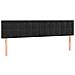 Letto a Molle con Materasso e LED Nero 180x200 cm in Velluto - Foto miniatura 5