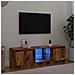 Mobile Porta TV con LED Legno Antico 140x40x35,5 cm Multistrato - Foto miniatura 2