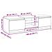 Mobile Porta TV con LED Legno Antico 140x40x35,5 cm Multistrato - Foto miniatura 4