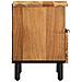 Comodino 40x33x46 cm in Legno Massello di Acacia - Foto miniatura 7