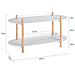 Multifunzionale Scaffale 100 X 33 X 52 Cm Hstr01-hg - Foto miniatura 2