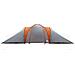Tenda da Campeggio a Cupola 6 Persone Grigio e Arancione - Foto miniatura 6