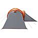 Tenda da Campeggio a Cupola 6 Persone Grigio e Arancione - Foto miniatura 7