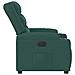 Poltrona Reclinabile in Tessuto Verde Scuro - Foto miniatura 4
