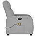 Poltrona Reclinabile Massaggio Elettrica Grigio Nuvola Tessuto - Foto miniatura 6