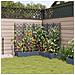 Vaso da Giardino con Trellis 5 pz Grigio Chiaro 120x120x125.5 cm - Foto miniatura 3