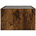 Tavolino da Salotto con LED Infinity Rovere Fumo 70x50x30 cm - Foto miniatura 7