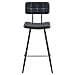 Set Di 2 Sgabelli Da Bar Fernand In Similpelle Nera - Foto miniatura 6