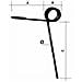 Dente Per Erpice Strigliatore Posteriore Lungo 220mm Ø 8mm - Foto miniatura 3