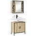 Set di Mobili da Bagno 2 Pezzi Rovere ingegnerizzato - Foto miniatura 3