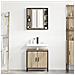 Set di Mobili da Bagno 2 Pezzi Rovere ingegnerizzato - Foto miniatura 4
