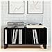 Mobile per dischi  Nero Rovere 100x38x48 cm in Legno ingegnerizzato - Foto miniatura 4