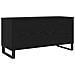 Mobile per dischi  Nero Rovere 100x38x48 cm in Legno ingegnerizzato - Foto miniatura 5