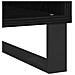 Mobile per dischi  Nero Rovere 100x38x48 cm in Legno ingegnerizzato - Foto miniatura 8