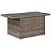 Set Divano da Giardino con cuscino 8 pcs Grigio Poly Rattan - Foto miniatura 6