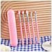 Set Di 5 Pennelli Per Ombretto - Setole Sintetiche Morbide Per Sfumature Perfette Pink - Foto miniatura 2