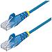 Cavo Ethernet CAT6 Blu da 7m; Patch UTP con Plug RJ45 Antigroviglio e Rilievi di Trazione, Cavo Lan Slim in Rame Puro 28AWG, Sottoposto a test Fluke - Foto miniatura 1