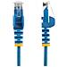 Cavo Ethernet CAT6 Blu da 7m; Patch UTP con Plug RJ45 Antigroviglio e Rilievi di Trazione, Cavo Lan Slim in Rame Puro 28AWG, Sottoposto a test Fluke - Foto miniatura 4