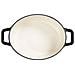 Casseruola Ovale In Ghisa 29cm Nera - Mep129n - Foto miniatura 3